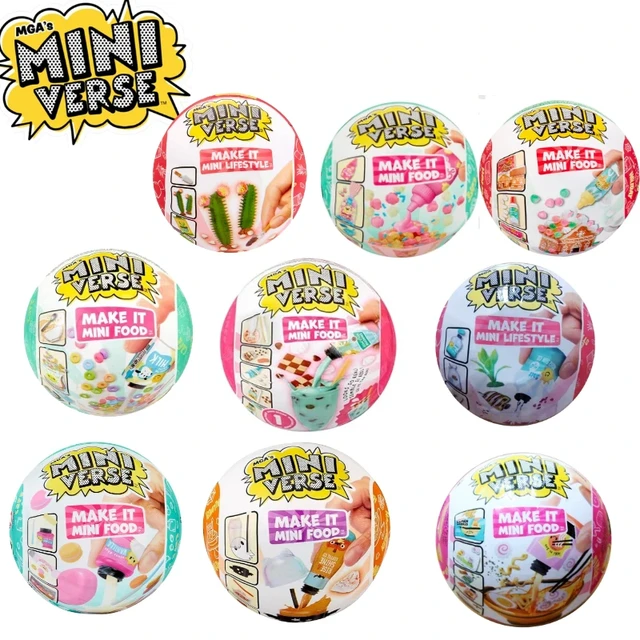 New Surprise Doll MGAs Miniverse Entertainment Make It Mini Lifestyle MINI  FOOD Series Mini Collectibles DIY Toy Collection - AliExpress